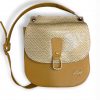 BOLSA EN PIEL COLOR MOSTAZA