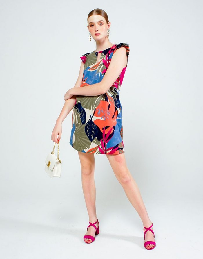 VESTIDO ESTAMPADO MAXI FLORES